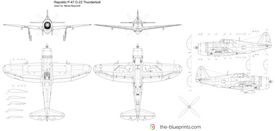 Republic P-47 D-22 Thunderbolt