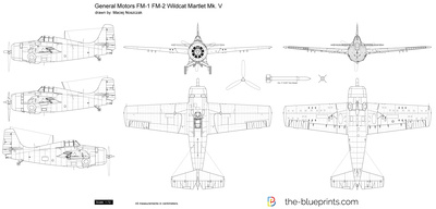 General Motors FM-1 FM-2 Wildcat Martlet Mk. V