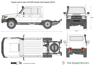 Toyota Land Cruiser VDJ79R Double Cab Chassis