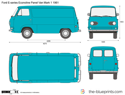 Ford E-series Econoline Panel Van Mark 1 1961