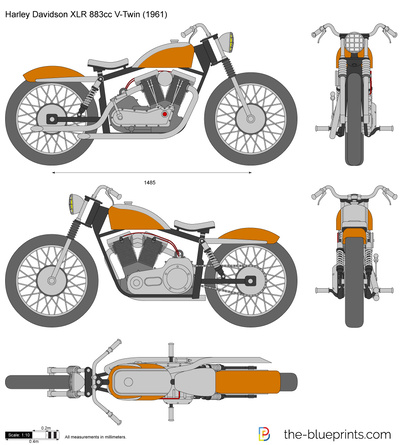 Harley Davidson XLR 883cc V-Twin