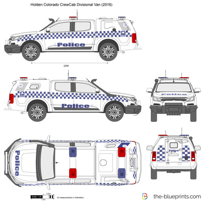 Holden Colorado CrewCab Divisional Van Police