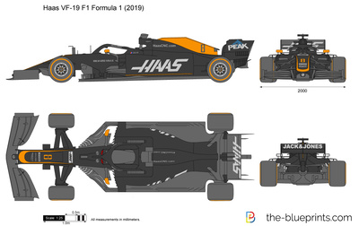 Haas VF-19 F1 Formula 1