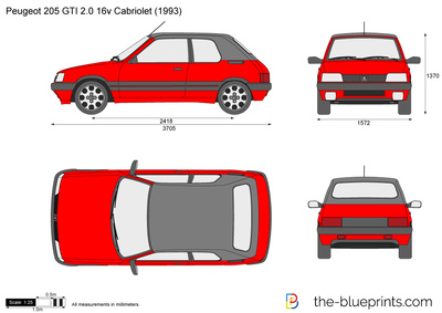 Peugeot 205 CTI 2.0 16v Cabriolet (1993)
