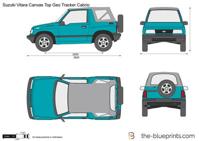 Suzuki Vitara Canvas Top Geo Tracker Cabrio