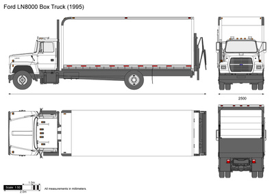 Ford LN8000 Box Truck