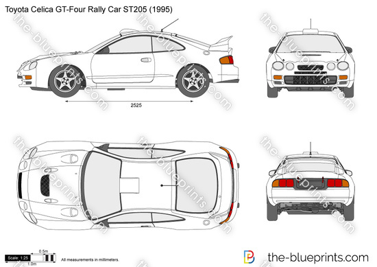 Toyota Celica GT-Four Rally Car ST205