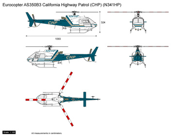 Eurocopter AS350B3 California Highway Patrol (CHP) (N341HP)