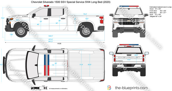 Chevrolet Silverado 1500 SSV Special Service 5W4 Long Bed
