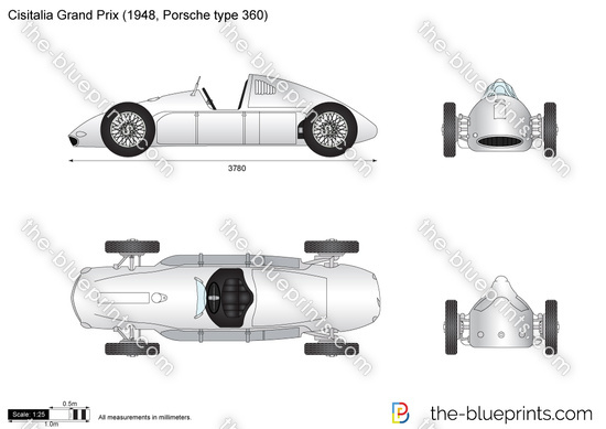 Cisitalia Grand Prix (1948, Porsche type 360)