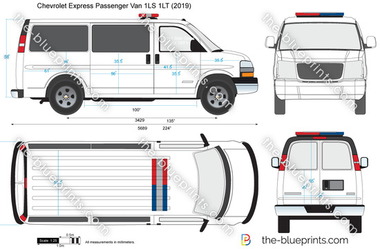 Chevrolet Express Passenger Van 1LS 1LT