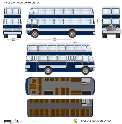 Ikarus 620 Double Decker (1970)