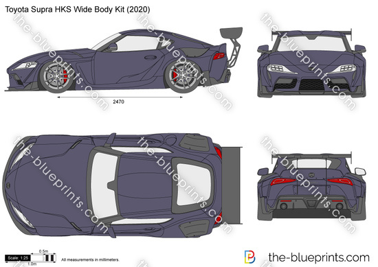 Toyota Supra HKS Wide Body Kit