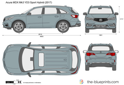 Acura MDX Sport Hybrid YD3 (2017)