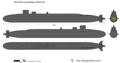 USS Ohio Cruise Missile SSGN-726
