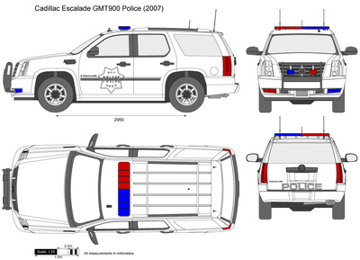 Cadillac Escalade GMT900 Police