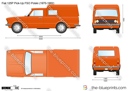 Fiat 125P Pick-Up FSO Polski