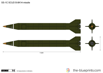 SS-1C SCUD B-8K14 missile