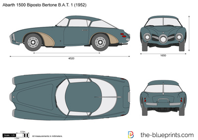 Abarth 1500 Biposto Bertone B.A.T. 1 (1952)