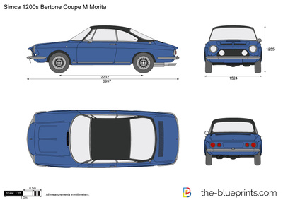 Simca 1200s Bertone Coupe M Morita