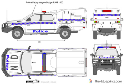 Police Paddy Wagon Dodge RAM 1500
