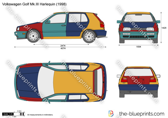 Volkswagen Golf Mk.III Harlequin