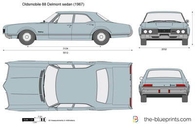 Oldsmobile 88 Delmont sedan (1967)