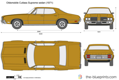 Oldsmobile Cutlass Supreme sedan (1971)
