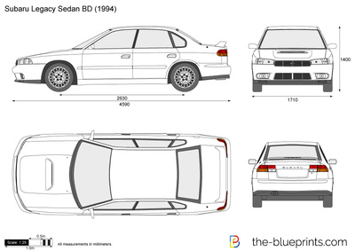Subaru Legacy Sedan BD