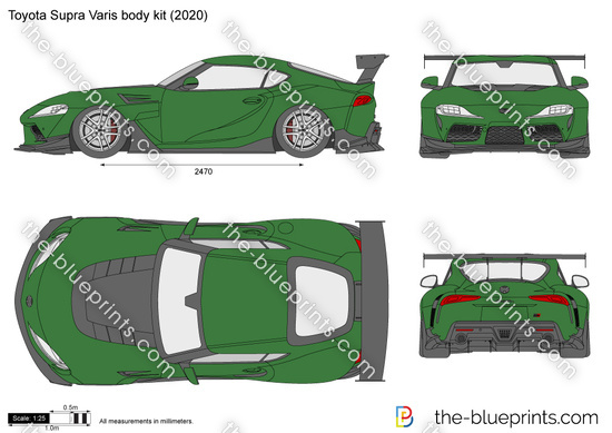 Toyota Supra Varis body kit