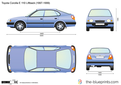 Toyota Corolla E 110 Liftback (1997)