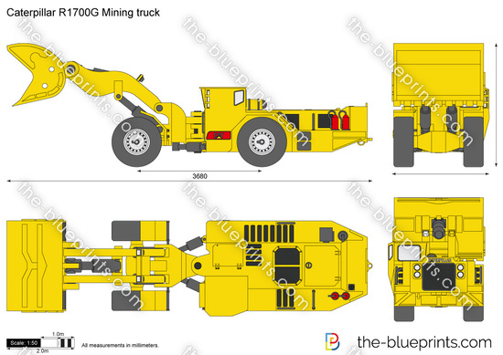 Caterpillar 1700 G Mining truck
