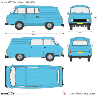 Skoda 1203 3-door Van