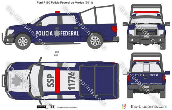 Ford F150 Policia Federal de Mexico