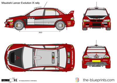 Mitsubishi Lancer Evolution IX rally