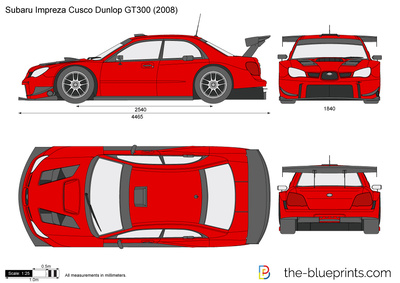 Subaru Impreza Cusco Dunlop GT300
