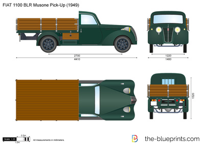 FIAT 1100 BLR Musone Pick-Up (1949)