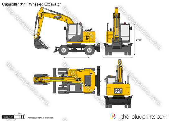 Caterpillar 311F Wheeled Excavator