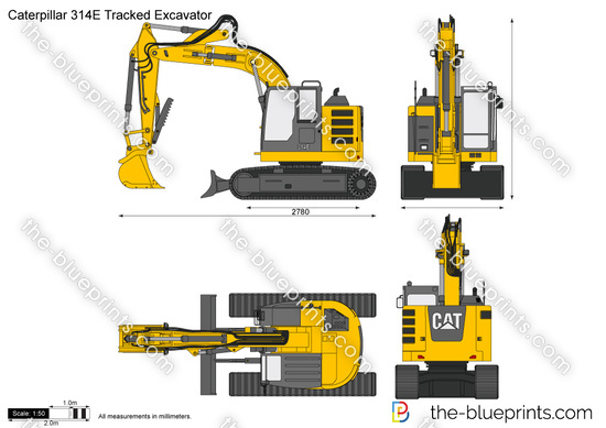 Caterpillar 314E Tracked Excavator