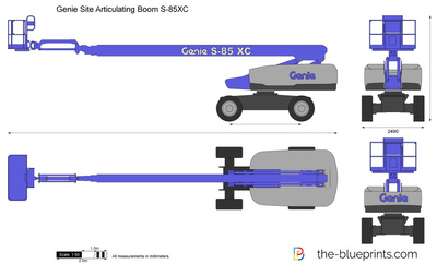 Genie Site Articulating Boom S-85XC