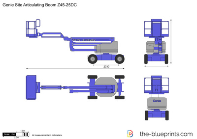 Genie Site Articulating Boom Z45-25DC