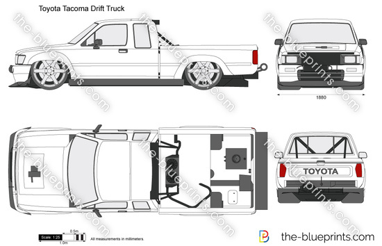 Toyota Tacoma Drift Truck