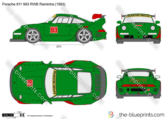 Porsche 911 993 RWB Ramintra