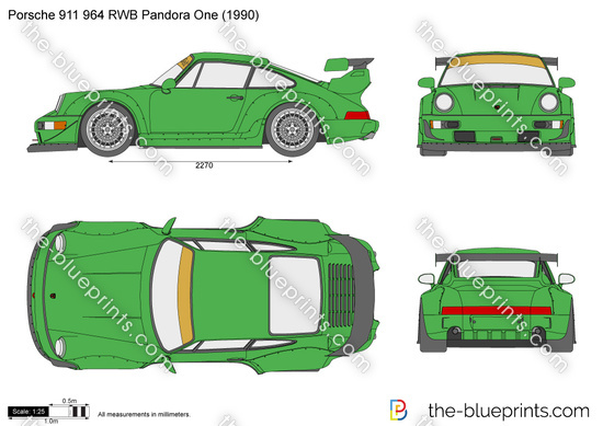 Porsche 911 964 RWB Pandora One