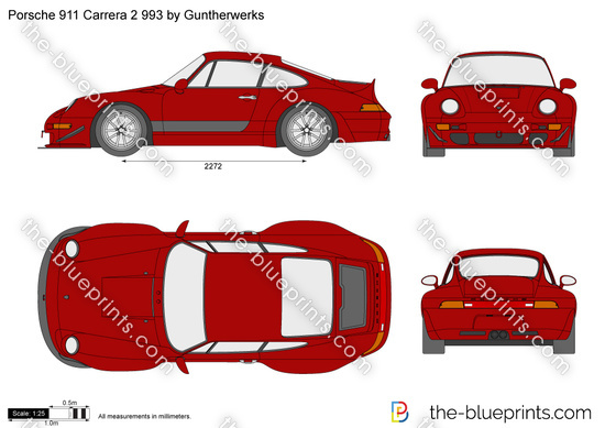 Porsche 911 Carrera 2 993 by Guntherwerks
