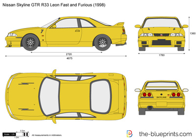 Nissan Skyline GTR R33 Leon Fast and Furious