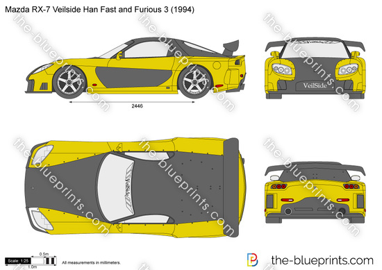 Mazda RX-7 Veilside Han Fast and Furious 3