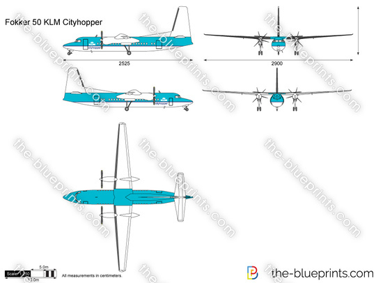 Fokker 50 KLM Cityhopper