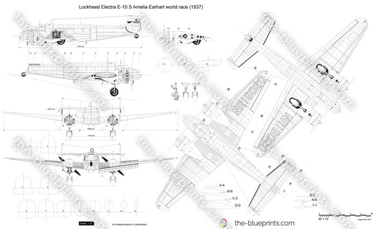 Lockheed Electra E-10 S Amelia Earhart world race