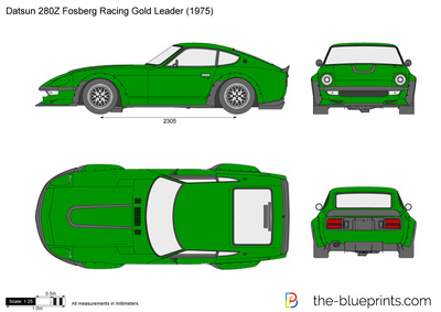 Datsun 280Z Fosberg Racing Gold Leader